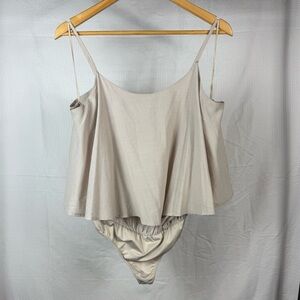 Flowy bodysuit tank size Large